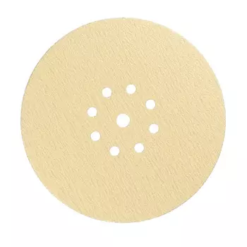 Диск шлифовальный КМ Gold d225 мм Р80 на липучку бумажная основа (5 шт.)