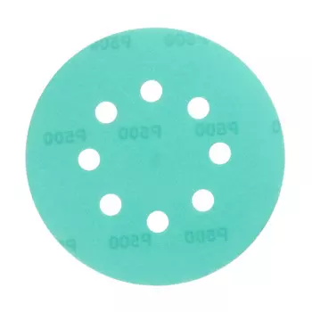 Диск шлифовальный КМ Green Film d125 мм P500 на липучку пленочная основа (5 шт.)