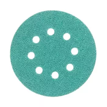 Диск шлифовальный КМ Green Film d125 мм P40 на липучку пленочная основа (5 шт.)