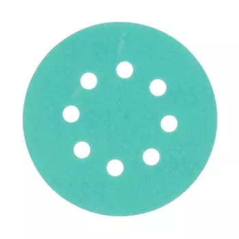 Диск шлифовальный КМ Green Film d125 мм P240 на липучку пленочная основа (5 шт.)