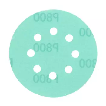 Диск шлифовальный КМ Green Film d125 мм P800 на липучку пленочная основа (5 шт.)