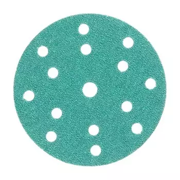 Диск шлифовальный КМ Green Film d150 мм P40 на липучку пленочная основа (5 шт.)