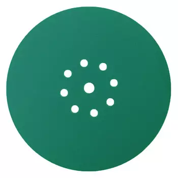 Диск шлифовальный КМ Green Film d225 мм Р180 на липучку пленочная основа (3 шт.)