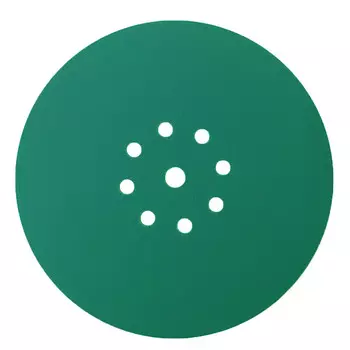 Диск шлифовальный КМ Green Film d225 мм Р240 на липучку пленочная основа (3 шт.)