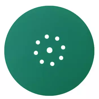 Диск шлифовальный КМ Green Film d225 мм Р320 на липучку пленочная основа (3 шт.)