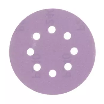 Диск шлифовальный КМ Purple d125 мм P240 на липучку бумажная основа (5 шт.)
