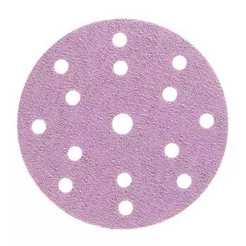 Диск шлифовальный КМ Purple d150 мм P40 на липучку бумажная основа (5 шт.)