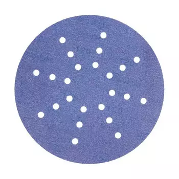 Диск шлифовальный КМ Purple d225 мм Р80 на липучку бумажная основа (5 шт.)