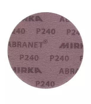Диск шлифовальный Mirka Abranet d125 мм P240 на липучку сетчатая основа (5 шт.)