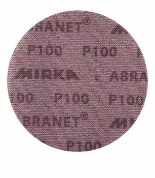 Диск шлифовальный Mirka Abranet d150 мм P100 на липучку сетчатая основа (5 шт.)