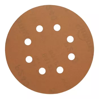 Диск шлифовальный Sunmight Gold d125 мм P180 на липучку бумажная основа (5 шт.)