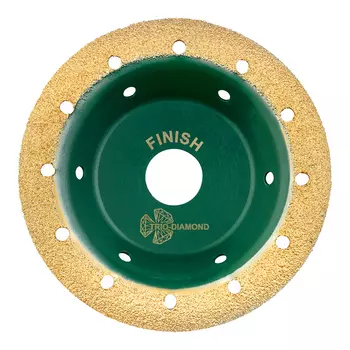 Диск шлифовальный Trio-Diamond Grand Finish d125 мм P60-80 на винтовом креплении