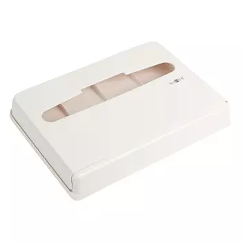 Диспенсер Nofer для бумажных покрытий на унитаз пластик белый