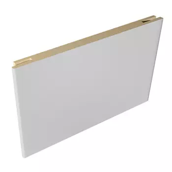 Доборная планка телескопическая Scandi 3D 1 150х10х2150 мм эмаль светло-серая (1 шт.)