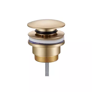 Донный клапан Tokito клик-клак 1 1/4 золото (TOK-SHI-64KIN)