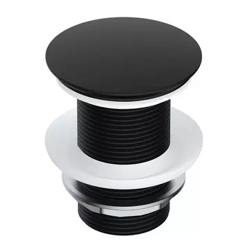 Донный клапан WasserKraft клик-клак 1 1/4 черный (A245)