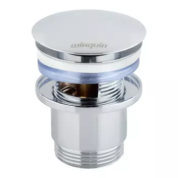 Донный клапан Wirquin клик-клак 1 1/4 с переливом хром (30723123)