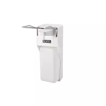 Дозатор для мыла и антисептика BXG ESD-2000 1000 мл локтевой пластик белый (1750335)