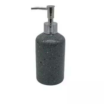 Дозатор для мыла Primanova Grey настольный керамика серый (DR-81210)