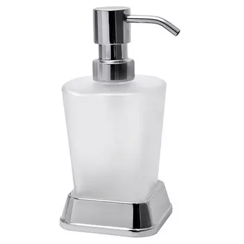 Дозатор для мыла WasserKraft Amper K-5400 настольный пластик хром (5499)