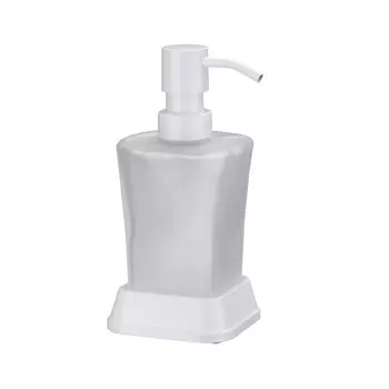 Дозатор для мыла WasserKraft Amper K-5400 настольный металл белый (K-5499W)