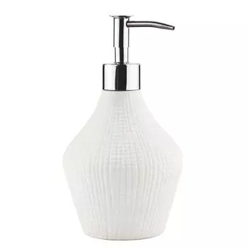 Дозатор для мыла WasserKraft Dinkel настольный металл белый (K-4699)