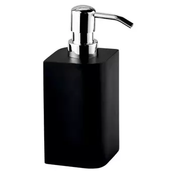Дозатор для мыла WasserKraft Elba K-2700 настольный пластик черный (2799)