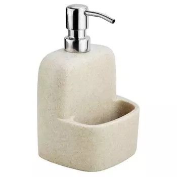 Дозатор для мыла WasserKraft настольный полирезин бежевый (K-8499)