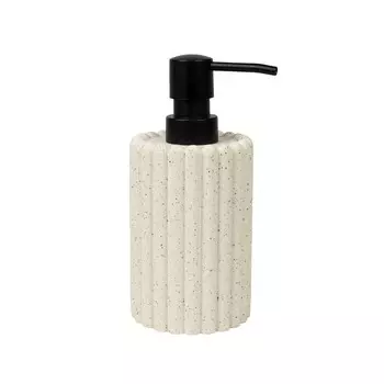 Дозатор для мыла Zenfort Тирамису настольный полирезин белый (106510)