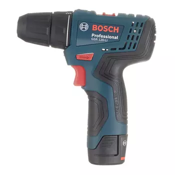 Дрель-шуруповерт аккумуляторная Bosch GSR 120-LI 12В 2Ач Li-Ion 2 АКБ и ЗУ (06019G8020)