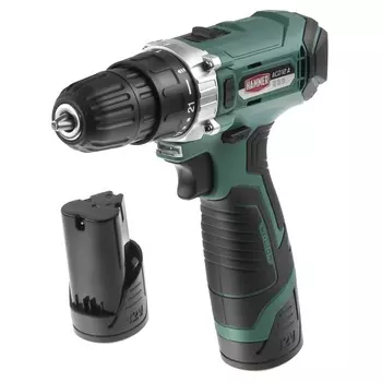 Дрель-шуруповерт аккумуляторная Hammer ACD12A 12В 1,5Ач Li-Ion 2 АКБ и ЗУ (735855)