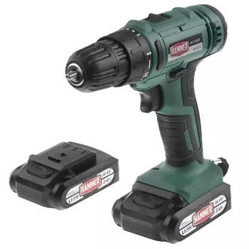 Дрель-шуруповерт аккумуляторная Hammer ACD14BS 14,4В 2Ач Li-Ion 2 АКБ и ЗУ (680328)