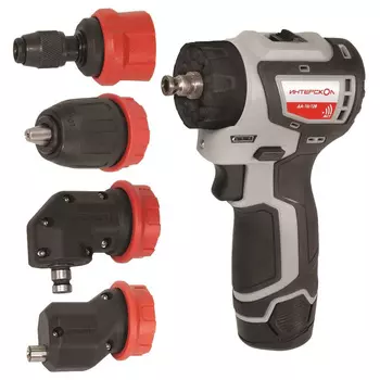 Дрель-шуруповерт аккумуляторная Интерскол ДА-10/12В 36 12 В 2 Ач Li-Ion 2 АКБ и ЗУ (687.2.2.78)