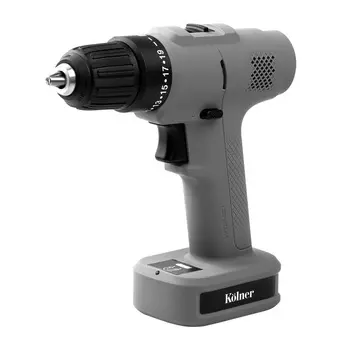 Дрель-шуруповерт аккумуляторная Kolner KCD 12/2BL (кн12-2блс) 12В 1х2Ач Li-Ion 1 АКБ и ЗУ