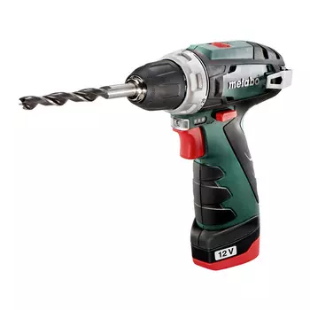 Дрель-шуруповерт аккумуляторная Metabo PowerMaxx BS Basic 12 В 2 Ач Li-Ion 2 АКБ и ЗУ (600984500)