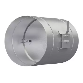 Дроссель-клапан для круглых воздуховодов d200 мм оцинкованный Era Pro