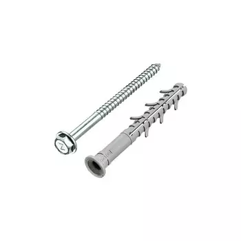 Дюбель фасадный Tech-Krep TSX-500 с шурупом шестигранная головка 10x100 мм (50 шт.)