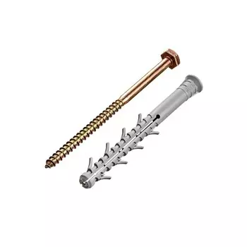 Дюбель фасадный Tech-Krep TSX-S с шурупом шестигранная головка 10x120 мм (50 шт.)