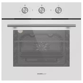 Духовой шкаф электрический встраиваемый HomSair OEF606WH 600 мм белый (КА-00021482)