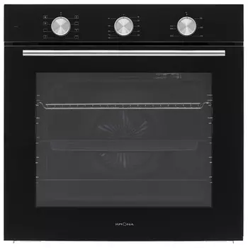 Духовой шкаф электрический встраиваемый Krona Berne 595 мм черный (КА-00005563)