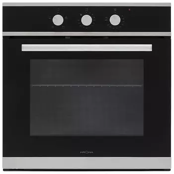 Духовой шкаф электрический встраиваемый Krona Essenza 60 S G2 594 мм черный/нержавеющая сталь (КА-00006176)