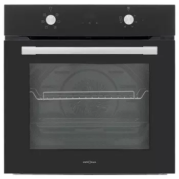 Духовой шкаф электрический встраиваемый Krona Magnete 595 мм черный/сталь (КА-00001453)