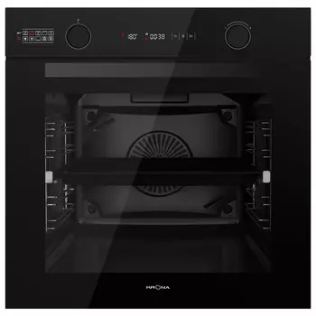 Духовой шкаф электрический встраиваемый Krona Nero max 60 BL/BL 595 мм черный (КА-00007446)