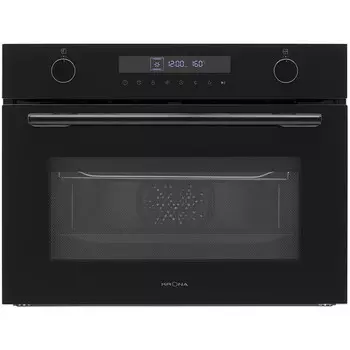 Духовой шкаф электрический встраиваемый Krona Ratsel 45 BL-BL 595 мм черный (КА-00007366)