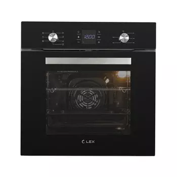 Духовой шкаф электрический встраиваемый Lex EDM 071 595 мм черный (CHAO000370)