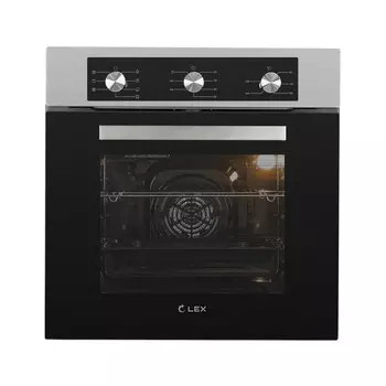 Духовой шкаф электрический встраиваемый Lex EDM 072 595 мм серый (CHAO000373)