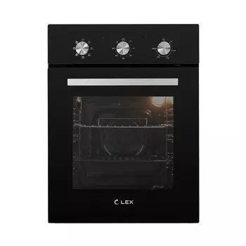 Духовой шкаф электрический встраиваемый Lex EDM 4570 450 мм черный (CHAO000300)