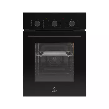 Духовой шкаф электрический встраиваемый Lex EDM 4575 BBL 450 мм черный (CHAO000406)