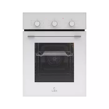 Духовой шкаф электрический встраиваемый Lex EDM 4575 WH 450 мм белый (CHAO000407)