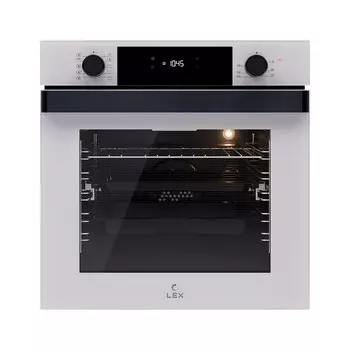 Духовой шкаф электрический встраиваемый Lex EDP 610 WH Wide Series 595 мм белый (TRFE100029)
